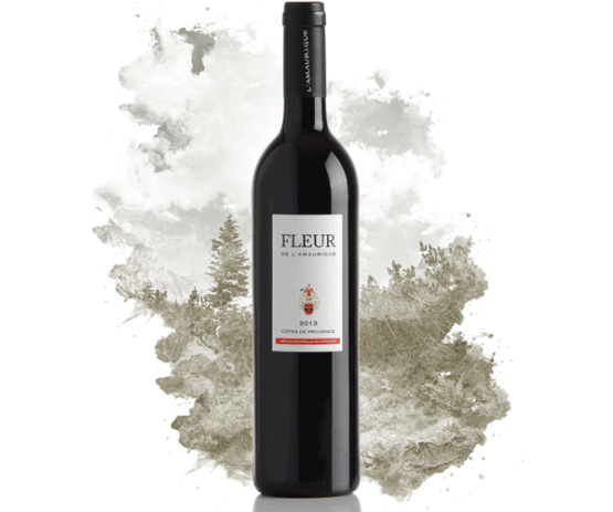 Vintage fleur de l'amaurique rood